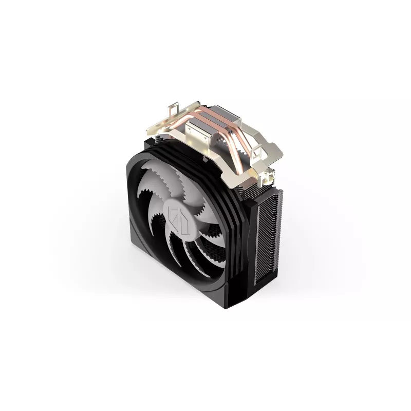 ENDORFY Spartan 5 ARGB, dissipador de CPU, ventoinha Fluctus 120mm ARGB integrada, iluminação LED ARGB brilhante, compatível com AM5, AM4, LGA1700, LGA1200,