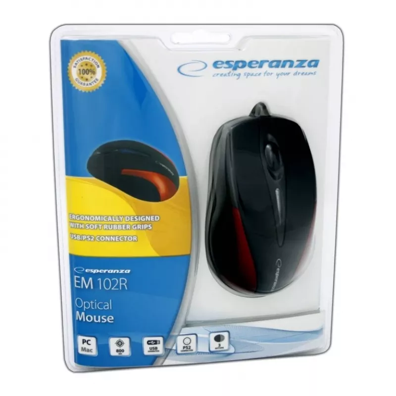 Rato ótico SIRIUS EM102R USB