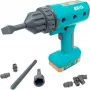 Brinquedo aparafusadora sem fios BRIO Builder modelo 63460000 — design realista, ferramenta a pilhas