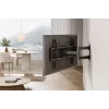 Suporte de parede de TV articulado GEMBIRD WM-90ST-01 para televisores de 37–90 polegadas, máx. 50 kg, VESA até 600x400, rotação 90°, inclinação -5–15°