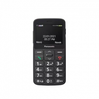 Telemóvel Panasonic KX-TU160 — 2,4 polegadas TFT, Single SIM, 2G, 320×240, Bluetooth, USB-C, câmara 0,3 MP, preto