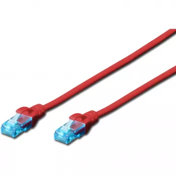 Cabo de rede Digitus CAT 5e DK-1512-005/R 0,5 m vermelho