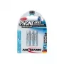 ANSMANN 5030142 Bateria NiMH Micro AAA, telefone DECT, 800mAh, pack de 3