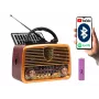 Rádio analógico BLOW RA10 AM/FM Solar 77-540 — recetor AM/FM com painel solar e bateria de reserva