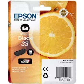 Epson Oranges C13T33414010 tinteiro 1 unid. original preto fotográfico