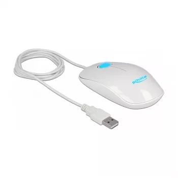 Rato DeLOCK 12537 USB Type-A ótico 1200 DPI