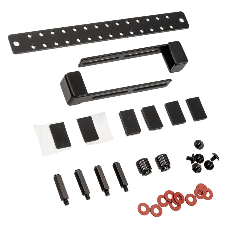 Lian Li GB-002 suporte universal para placa gráfica, aço, 128,4 mm, preto, 2 un.