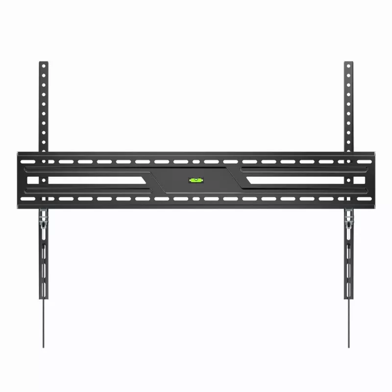 Suporte de parede fixo para TV GEMBIRD WM-100F-01 para ecrãs de 43–100 polegadas, aço, carga máx. 75 kg, VESA 75x75–900x600
