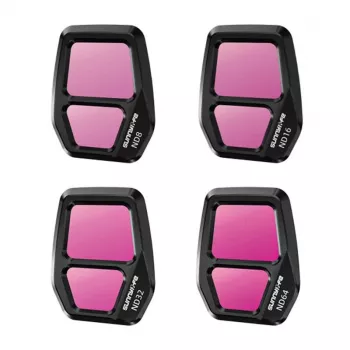 Filtro de objetiva Sunnylife A3S-FI926 para AIR 3S ND8 ND16 ND32 ND64 compatível com câmara de drone