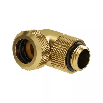 Adaptador multi-link Barrow TWT90KND-K12 90° G1/4 rosca macho para 12 mm Hardtube rotativo, dourado