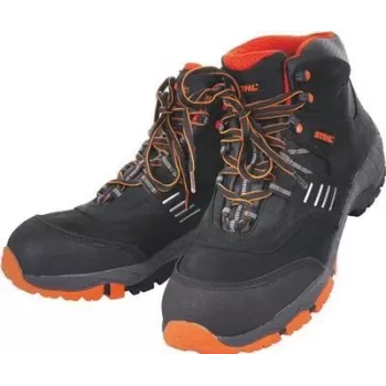 Botas de segurança STIHL S3 n.º 48 preto/laranja pele KW10 Stihl (00884890048)