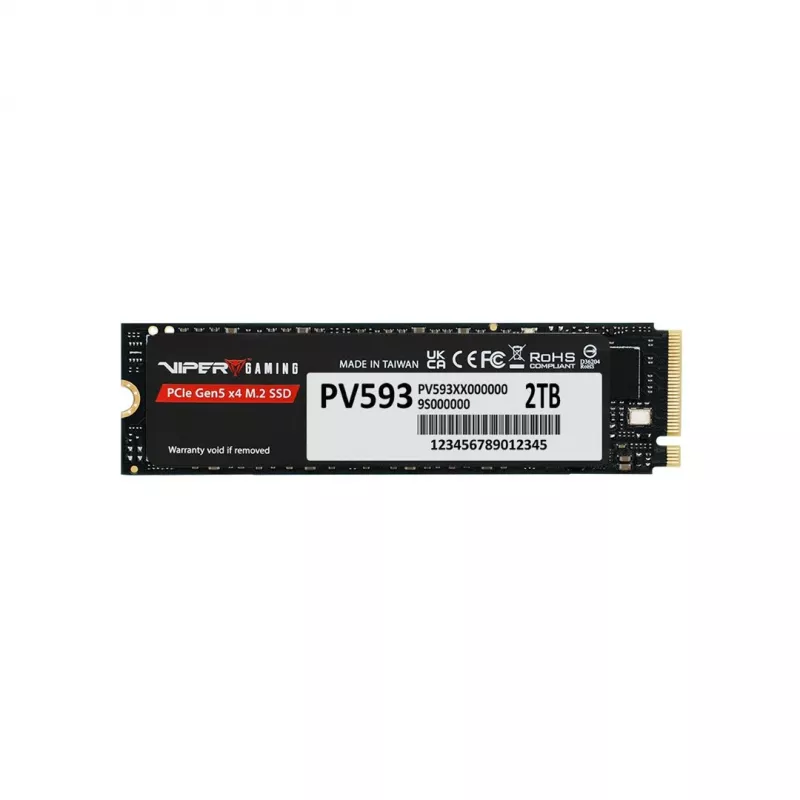 SSD M.2 2280 NVMe PCIe Gen5 x4 PATRIOT PV593P2TBM28H 2 TB, NVMe 2.0, 14000/13000 MB/s