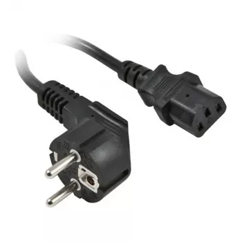 Cabo de alimentação Synergy 21 S215387 2m CEE7/7 Schuko C13 fêmea preto (S215387)