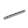 Régua de tomadas Bachmann Outlet 8 vias 19''