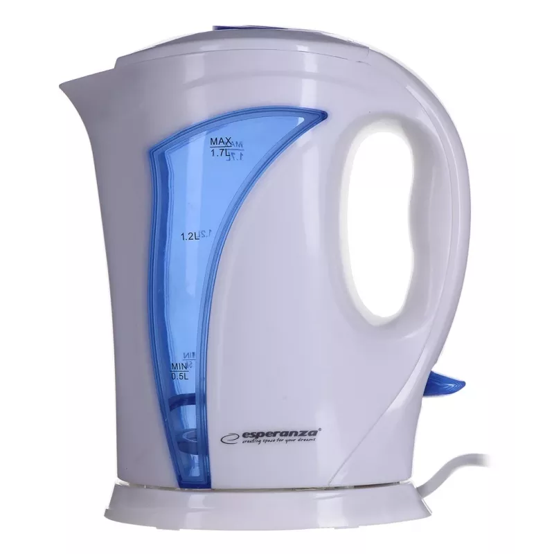 Chaleira Esperanza EKK018B 1,7 L, branco/azul