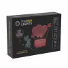 Conjunto de lâmpada LED decorativa Manta SNL115RGB RGB 3D coração