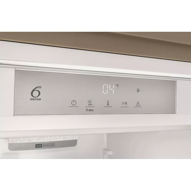 Frigorífico Whirlpool | WHSD18A013D1 | classe de eficiência energética E | encastrável | frigorífico sem congelador | altura 177 cm | volume de refrigeração líquido 306 L | display | 30 dB | aço inoxidável