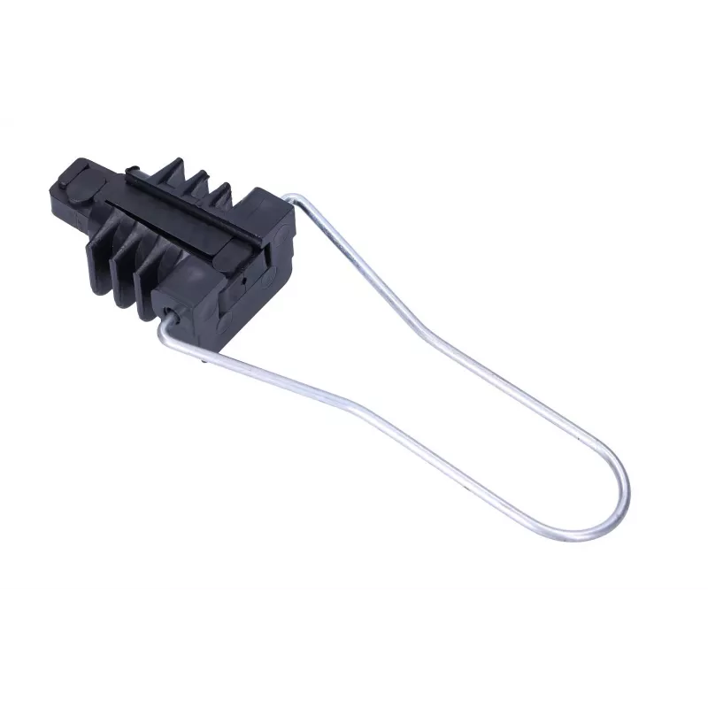 Suporte para cabo de fibra ótica Extralink 1F Diâmetro máximo do feixe 2,9 mm Preto Aço