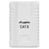 Tomada de rede LANBERG RJ-45 OU6-0001-W, Cat6, branco