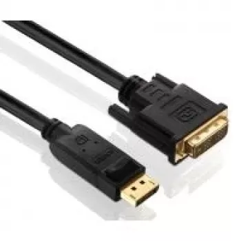 Adaptador de cabo de vídeo PureLink PI5200-010 1m DisplayPort DVI preto