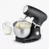 Robot de cozinha Severin KM 3898 1000 W 5,5 L preto aço escovado prateado