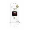 Relógio infantil Euroswan LED Real Madrid RM00016 com calendário, visor digital para crianças