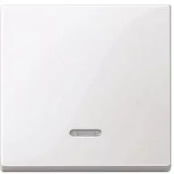 Interruptor de luz Merten 431019, branco, controlo por botão, 1 módulo