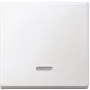 Interruptor de luz Merten 431019, branco, controlo por botão, 1 módulo