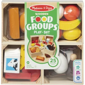 Melissa & Doug Grupos de alimentos, cozinha de brincar