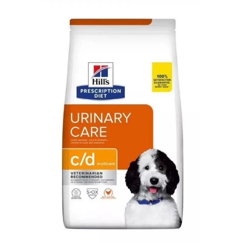 HILL'S PRESCRIPTION DIET Canine Urinary Care c/d Multicare Alimento seco para cães frango 1,5 kg