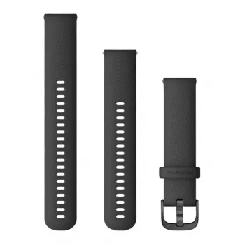 Pulseira Garmin 010-12932-11 preta silicone