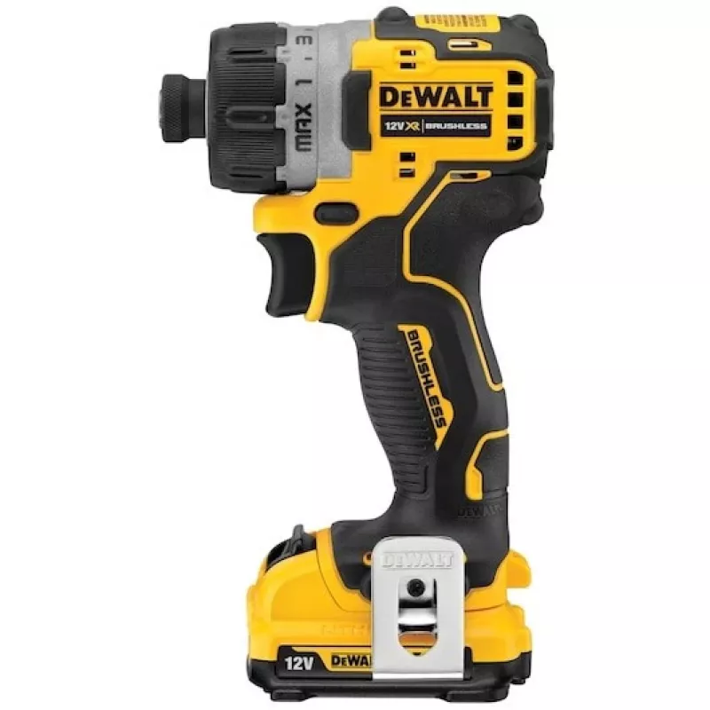 DEWALT. Parafusadeira 12V 1/4 DCF601D2 8Nm 2x2,0Ah