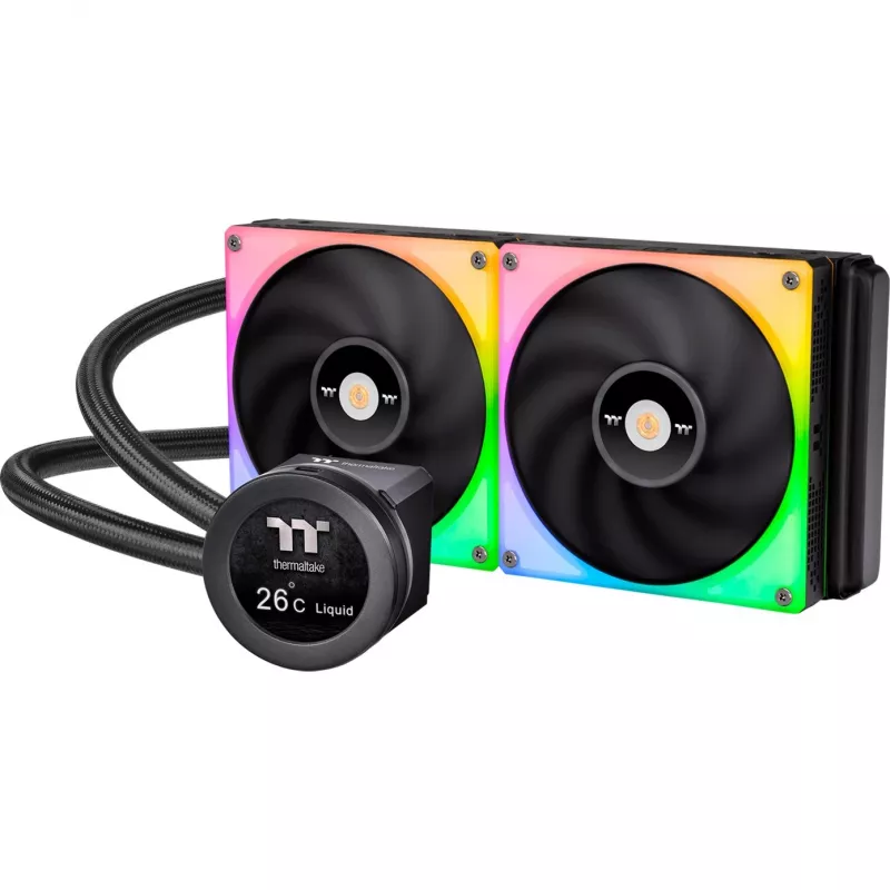 Sistema de refrigeração líquida para processador Thermaltake TOUGHLIQUID Ultra 280 RGB - (para: LGA1156, AM2, AM2+, AM3, LGA1155, AM3+, LGA2011, FM1, FM2, LGA1150, LGA2011-3, LGA1151, AM4, LGA206