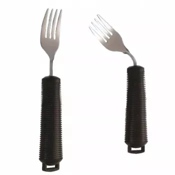Garfo flexível para utilizadores com deficiência