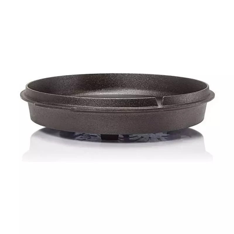 Petromax Panela de fogo ft9 com pés, 8,5 L, quadrada, ferro fundido, preto