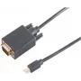Adaptador de interface de cabo shiverpeaks BS10-54055 Mini DisplayPort VGA preto (BS10-54055)