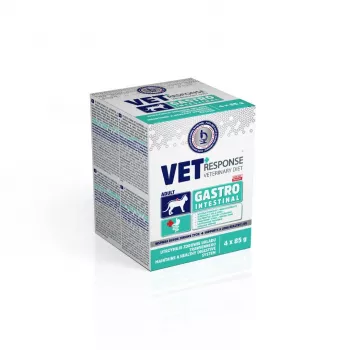 VET RESPONSE Gastrointestinal - Alimento húmido para gatos - 4x85 g