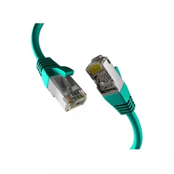 Cabo de rede EFB-Elektronik CAT8.1 verde 1m RJ45 patch S/FTP PIMF LSZH 2000MHz 40GB Fabricante: EFB Elektronik (EC020200268)