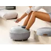 Massajador de pés Shiatsu Beurer FM 120 2 em 1 cinzento — massajador elétrico de pés e tornozelos, rolos Shiatsu, intensidade ajustável