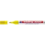 Marcador permanente Edding 3000 ponta redonda amarelo 10 unid.
