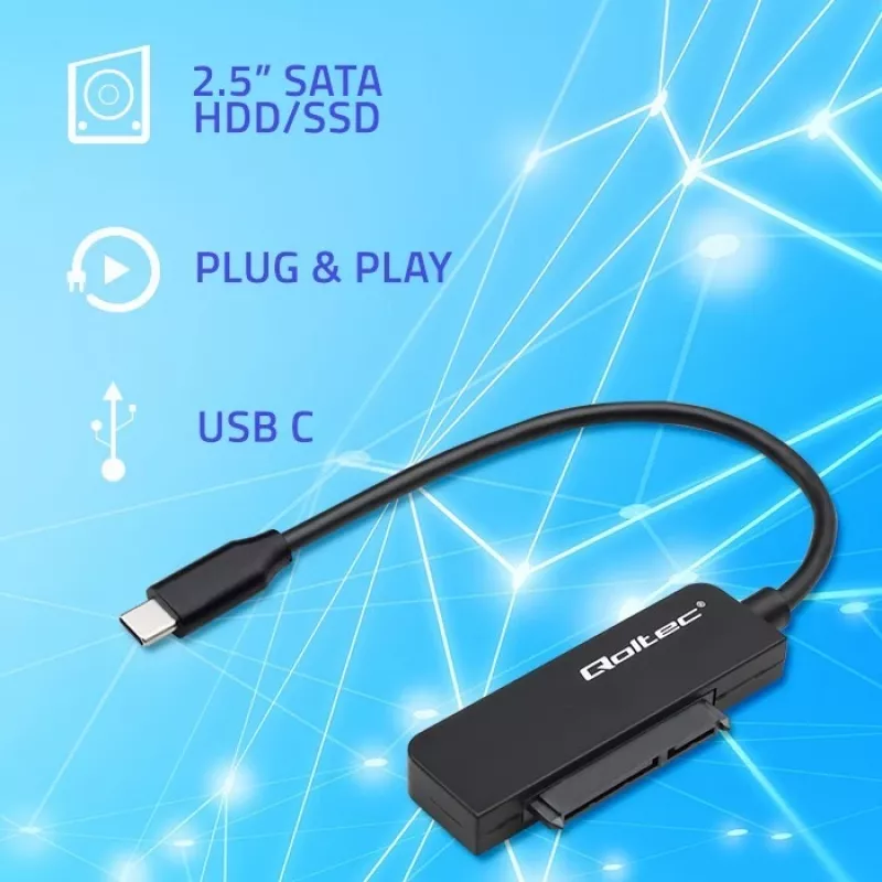 Adaptador SATA QOLTEC 52269 para unidade de 2,5