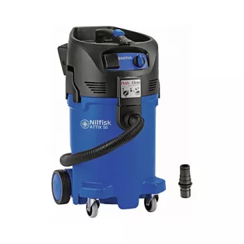 Aspirador de tambor Nilfisk ATTIX 50-21 PC CL R – limpeza a húmido e a seco, 47 l, 1400 W, sem saco, 11 kg