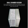 Caixa de computador Corsair CC-9011285-WW midi-tower cinzento, branco