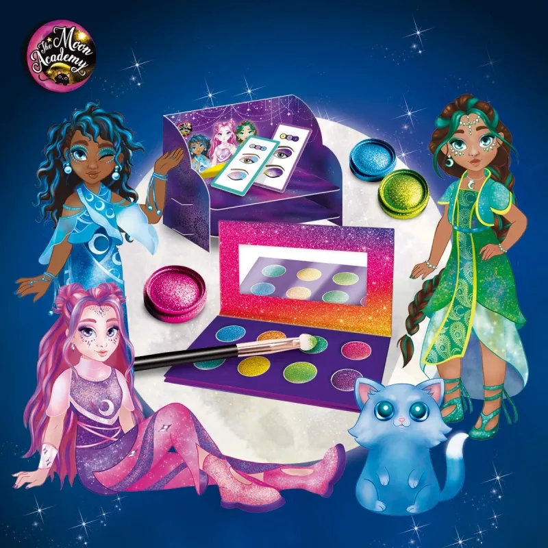Lisciani Moon Academy Moon Eyeshadows conjunto de maquilhagem de roleplay