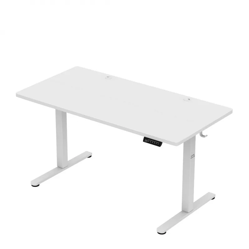 Secretária mark adler Leader 7.3 branca — estação de trabalho ergonómica de altura ajustável