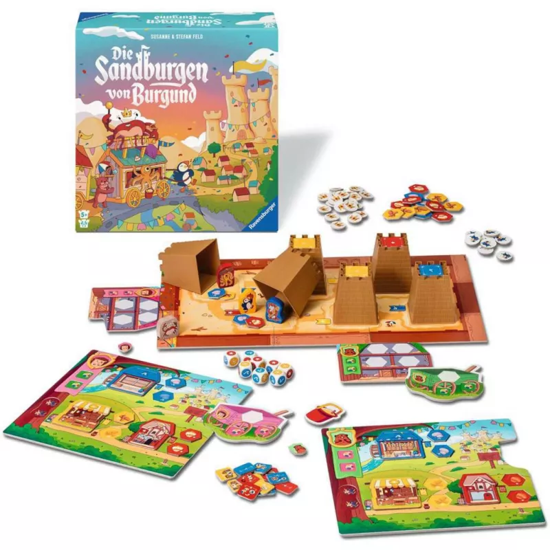 Ravensburger Die Sandburgen von Burgund, jogo de tabuleiro