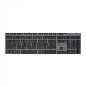 Teclado sem fios SBOX WK-131 US, design compacto em metal, layout US