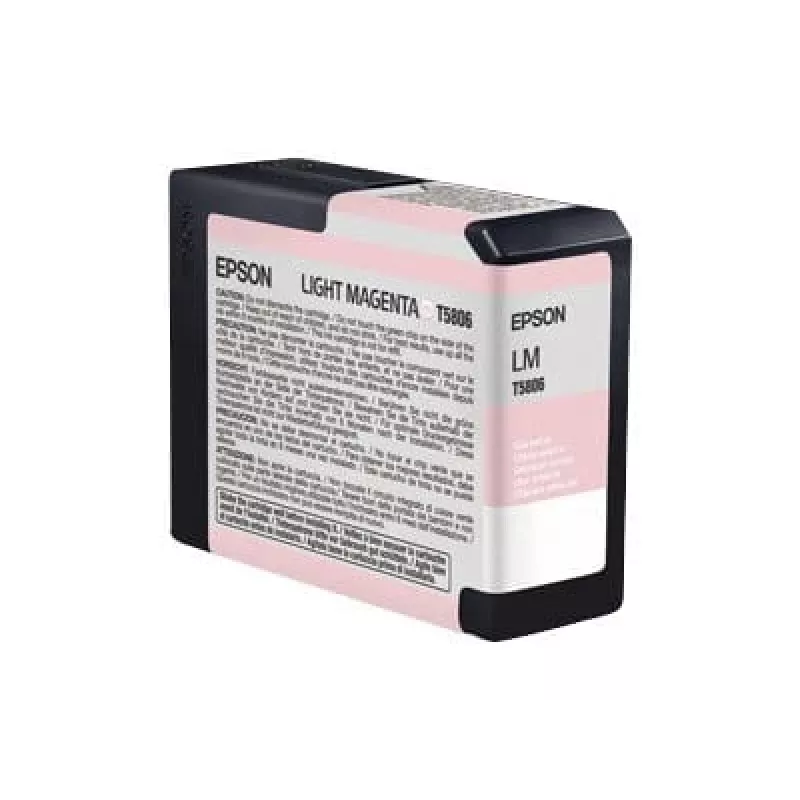 Epson Pacote Individual Magenta Claro T580600, Magenta Claro, Tinta Pigmentada, 80 ml, 1 unid.