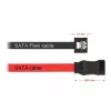 Cabo SATA DeLOCK 0,2m 2xSATAIII preto