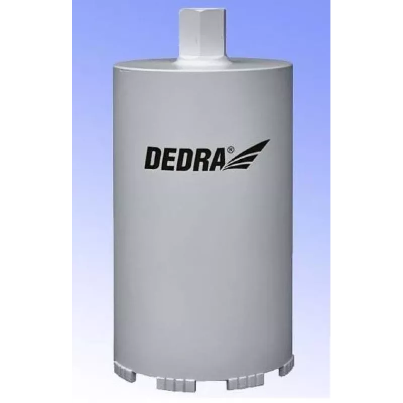 Coroa de perfuração diamantada Dedra HW4187 — coroa de perfuração diamantada para betão e tijolo, diâmetro 187 mm / comprimento 400 mm